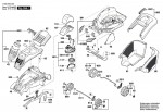 Bosch 3 600 HA4 205 Rotak-40 Lawnmower Spare Parts